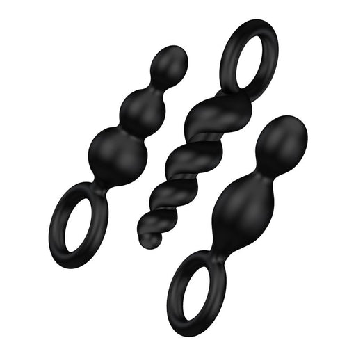 Satisfyer Plugs Booty Call 3-Piece Set - Black