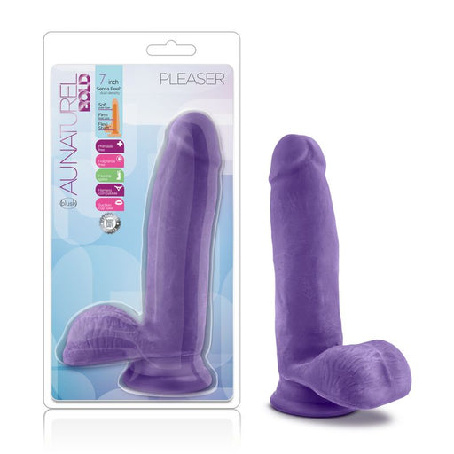Au Naturel Bold Pleaser 7in Dildo Purple product image