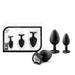 Luxe Bling Plugs Training Kit – Black / Clear