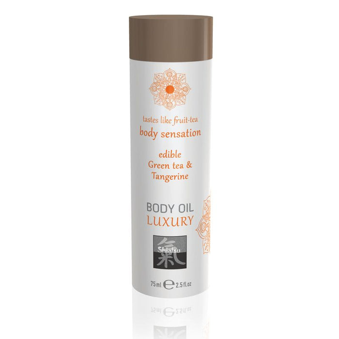 Shiatsu Luxury Body Oil Edible Green Tea and Tangerine product image