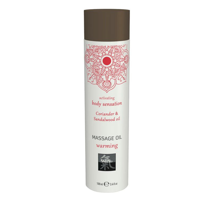 Shiatsu Massage Oil Warming Coriander And Sandalwood Oil 100ml