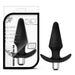 Luxe Discover Vibrating Butt Plug – Black