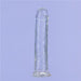 Crystal Dildo Straight 7in Clear