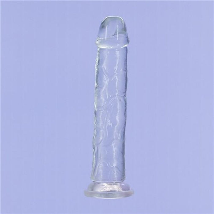 Crystal Dildo Straight 9in Clear