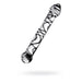 Sexus Glass Dildo Duo Black Swirl 20.5cm