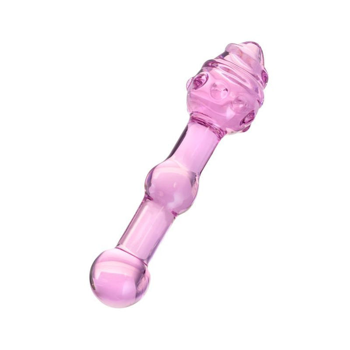 Sexus Glass Dildo – Pink 17cm