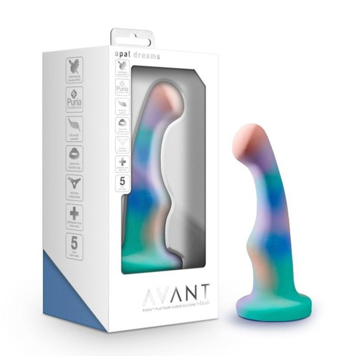 Avant Opal Dreams Aqua Silicone Dildo product image