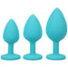 Silicone Anal Trainer Set 3 Pc Teal product image