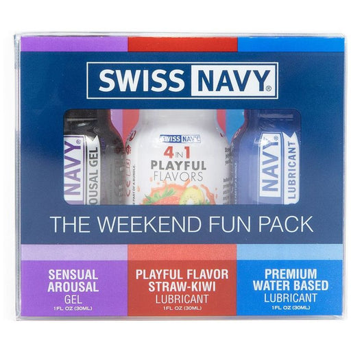 Swiss Navy Weekend Fun Pack – Lubricant & Toy Cleaner Set