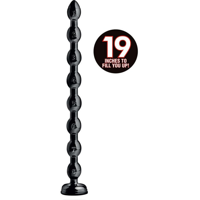 Hosed 19in Beaded Anal Snake