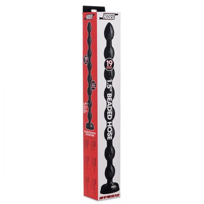 Hosed 19in Beaded Anal Snake