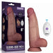Vibrating Sliding Skin Pro II Silicone Dong 8in