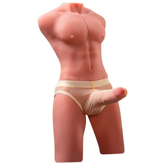 Jason 8kg USB Auto Thrusting 17cm Cock and Ass Male Torso