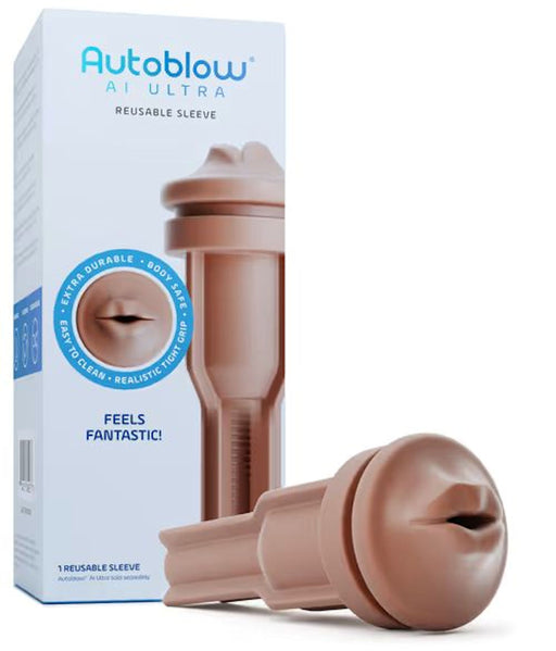 Autoblow AI Ultra Mouth Sleeve - Brown product image