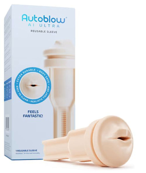 Autoblow AI Ultra Mouth Sleeve - Beige product image - Love Secrets Australia