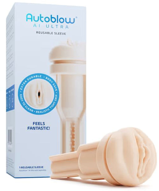 Autoblow AI Ultra Vagina Sleeve - Beige product image - Love Secrets Australia