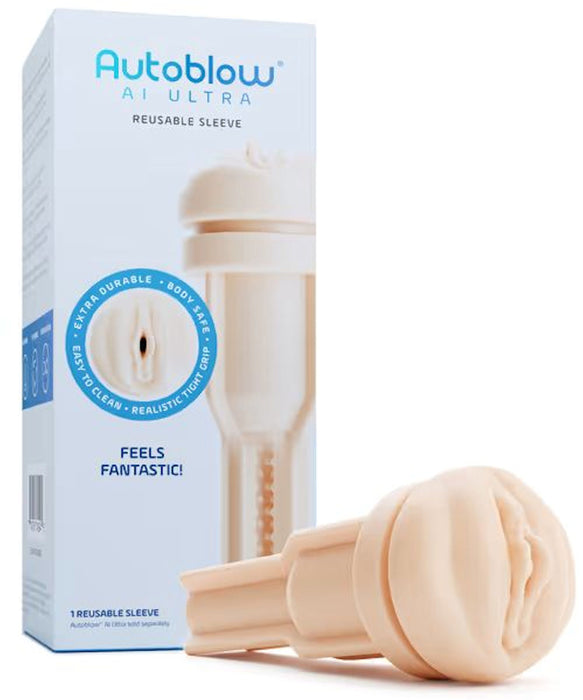 Autoblow AI Ultra Vagina Sleeve - Beige product image - Love Secrets Australia