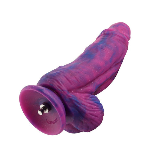 HiSmith - 9.5" Silicone Purple and Blue Monster Dildo (KlicLok) product image