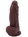 HiSmith 10.45" Huge Slightly Curved Silicone Dildo Coffee product image - Love Secrets