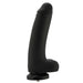 HiSmith - 11.4" Smooth Black Silicone Dildo (KlicLok) product image