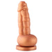HiSmith 8.1in Golden Squamule Silicone Dildo product image - Love Secrets Australia