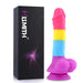 HiSmith 8.2" Rainbow Silicone Dildo product image - Love Secrets