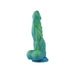 HiSmith 9.6" Silicone Green Mix Yellow Dildo product image