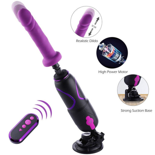 HiSmith Pro Traveler portable sex machine with remote and app control