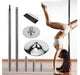 PRO S45 Adjustable Dance Pole chrome portable spinning static pole
