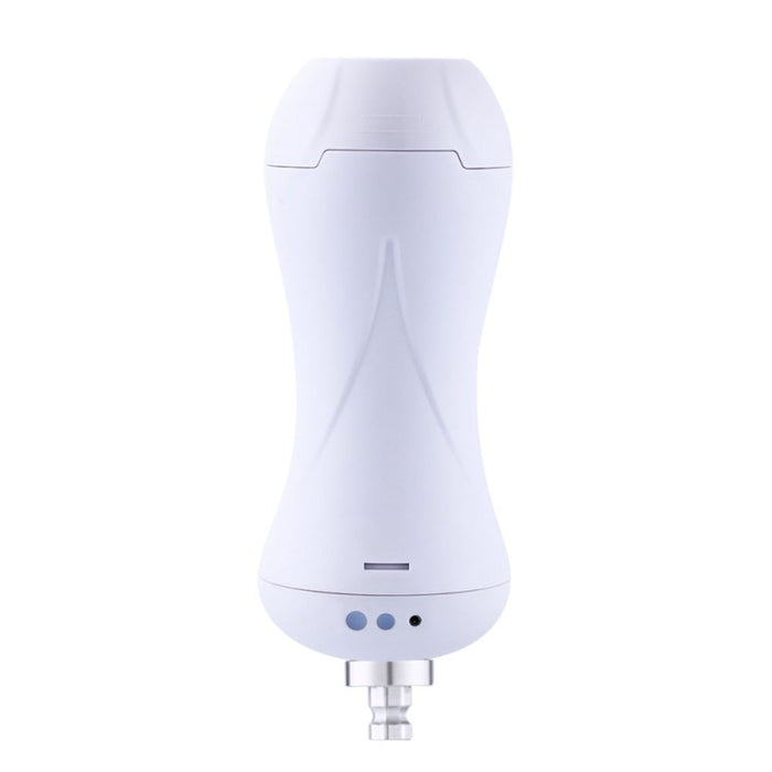 HiSmith vibrating stroker attachment with white case and KlicLok connector
